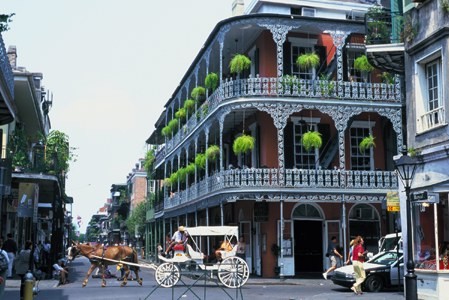 Bourbon Street Scene