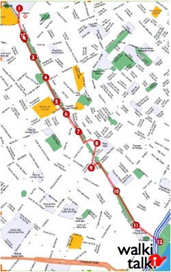 Barcelona’s La Rambla Walking Map