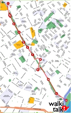 Barcelonaâ€™s La Rambla Walking Map