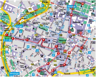 Munich Walking Map