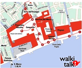 Venice Walking Map